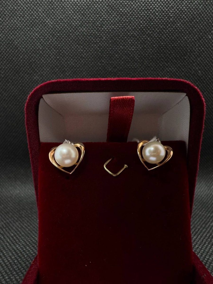 СПУС585 СЕРЬГИ ПУСЕТЫ (Au 585)