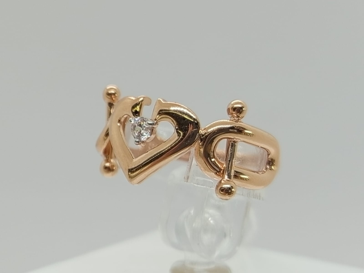 КОЛЬЦО С КАМНЕМ (Au 585)