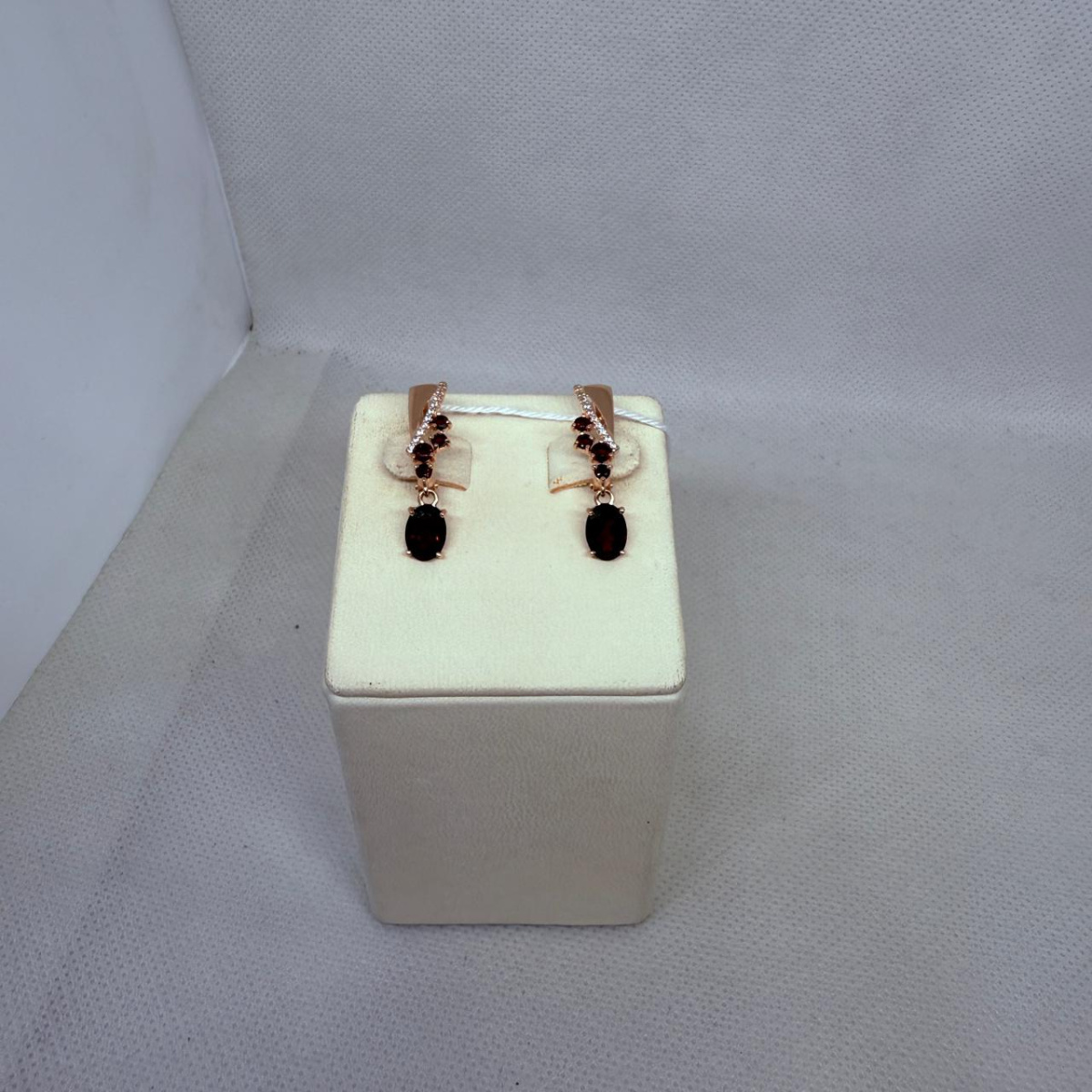 СКМИ585 СЕРЬГИ С КАМНЯМИ (Au 585)