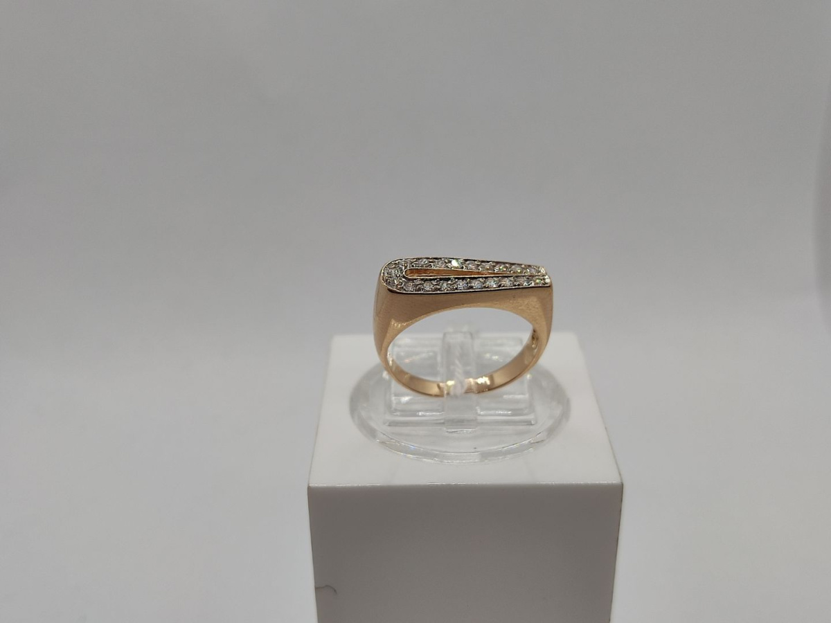 КОЛКМИ585 КОЛЬЦО С КАМНЯМИ (Au 585)
