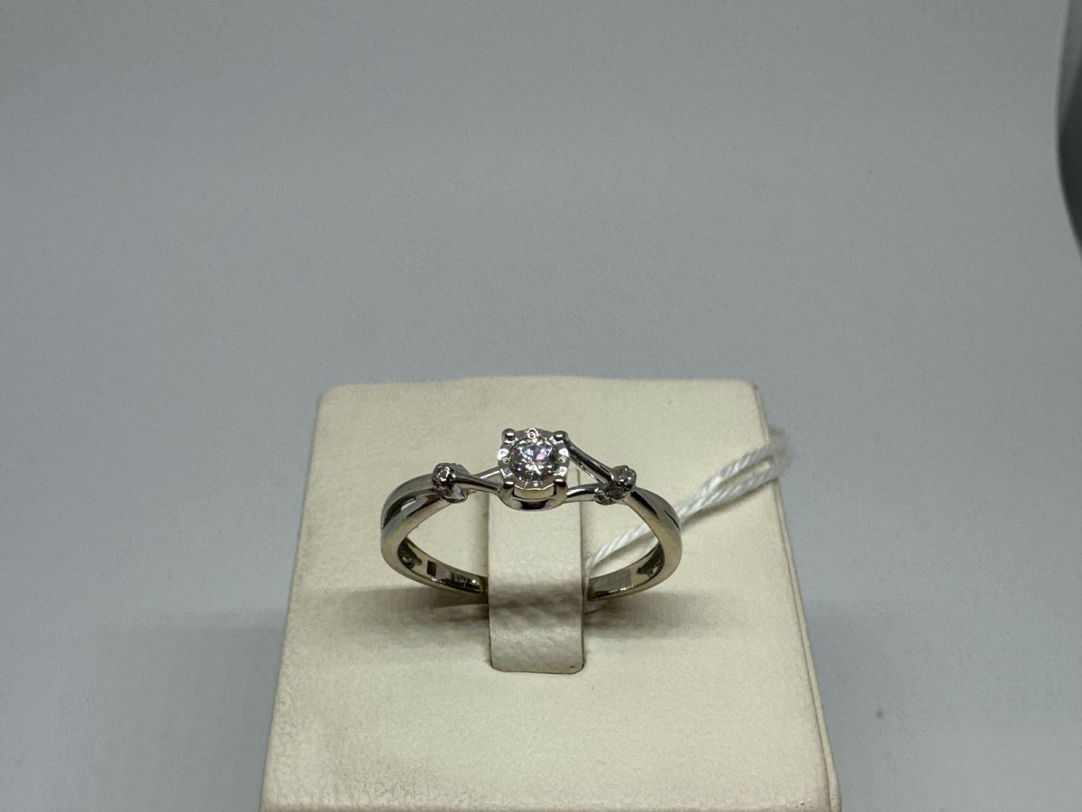 КОЛЬЦО БРИЛЛИАНТ Au 585