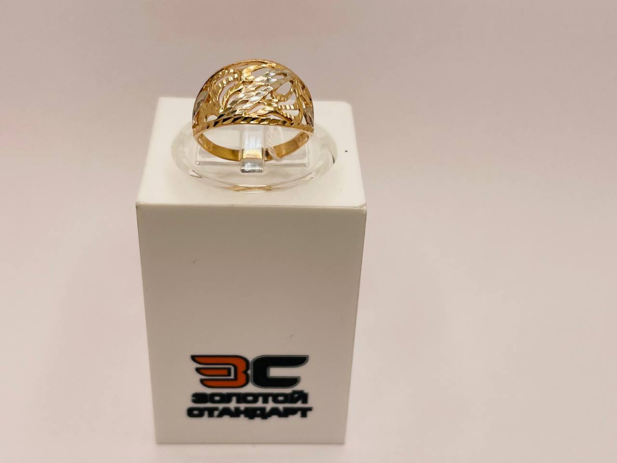 КОЛБКМ585 КОЛЬЦО БЕЗ КАМНЯ (Au 585)