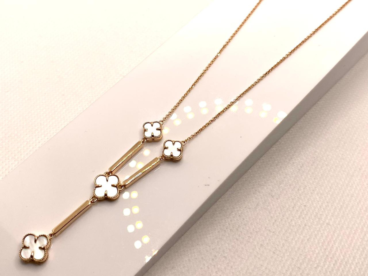 КОЛЬЕ С КАМНЯМИ (Au 585)