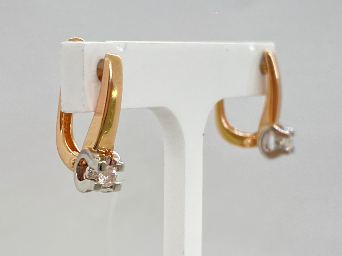 СЕРЬГИ БРИЛЛИАНТ (Au 585)