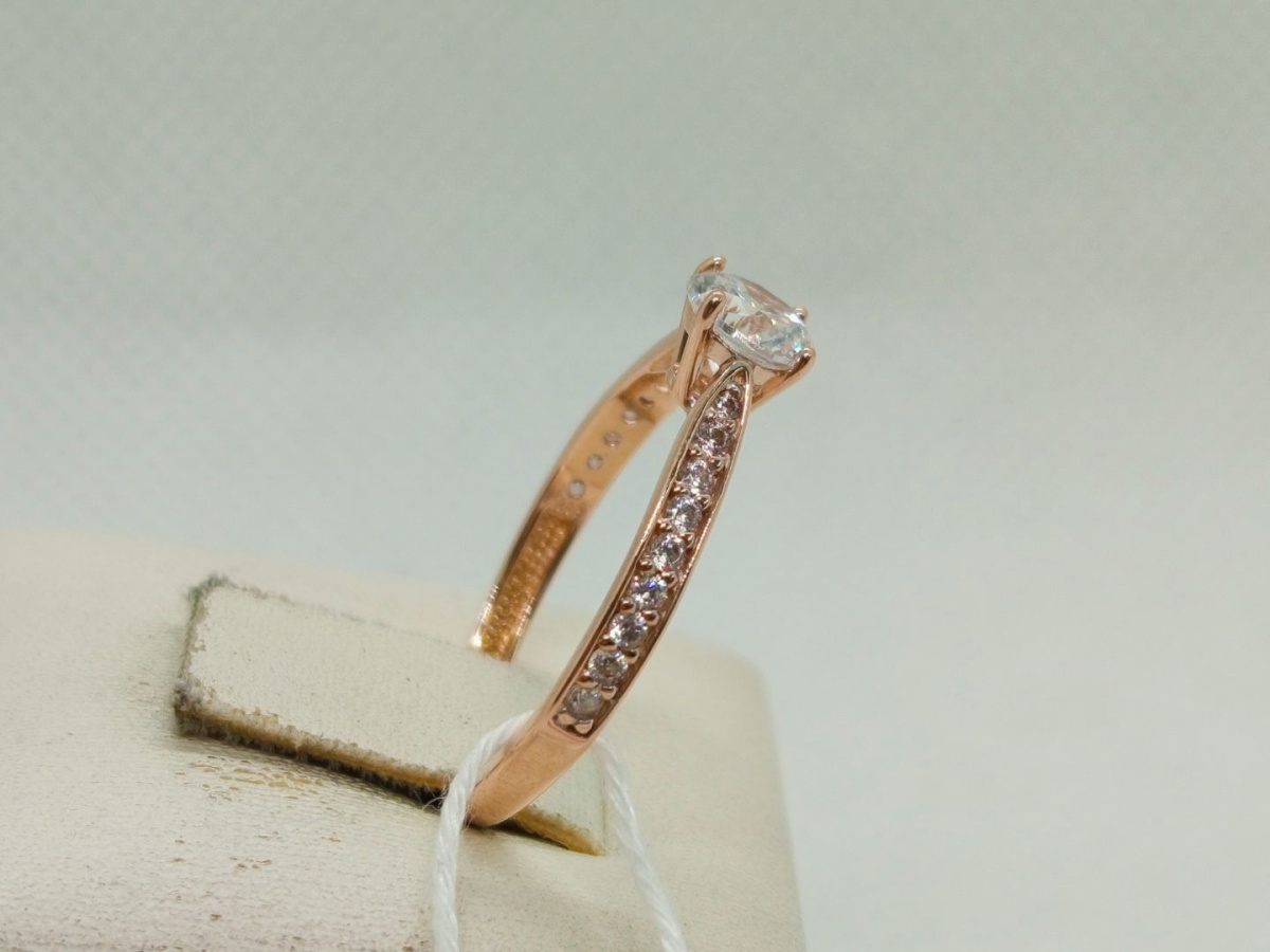 КОЛКМИ585 КОЛЬЦО С КАМНЯМИ (Au 585)