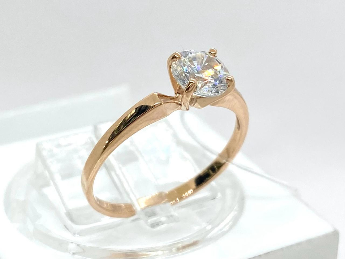 КОЛЬЦО С КАМНЕМ (Au 585)