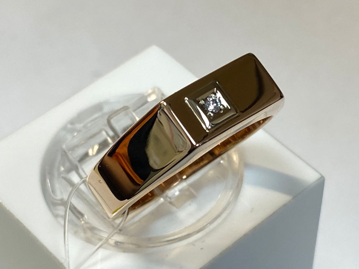 КОЛЬЦО ПЕЧАТКА с камнем (Au 585)