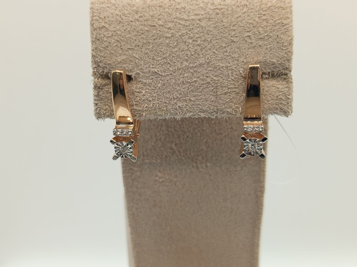 СЕРЬГИ БРИЛЛИАНТ (Au 585)