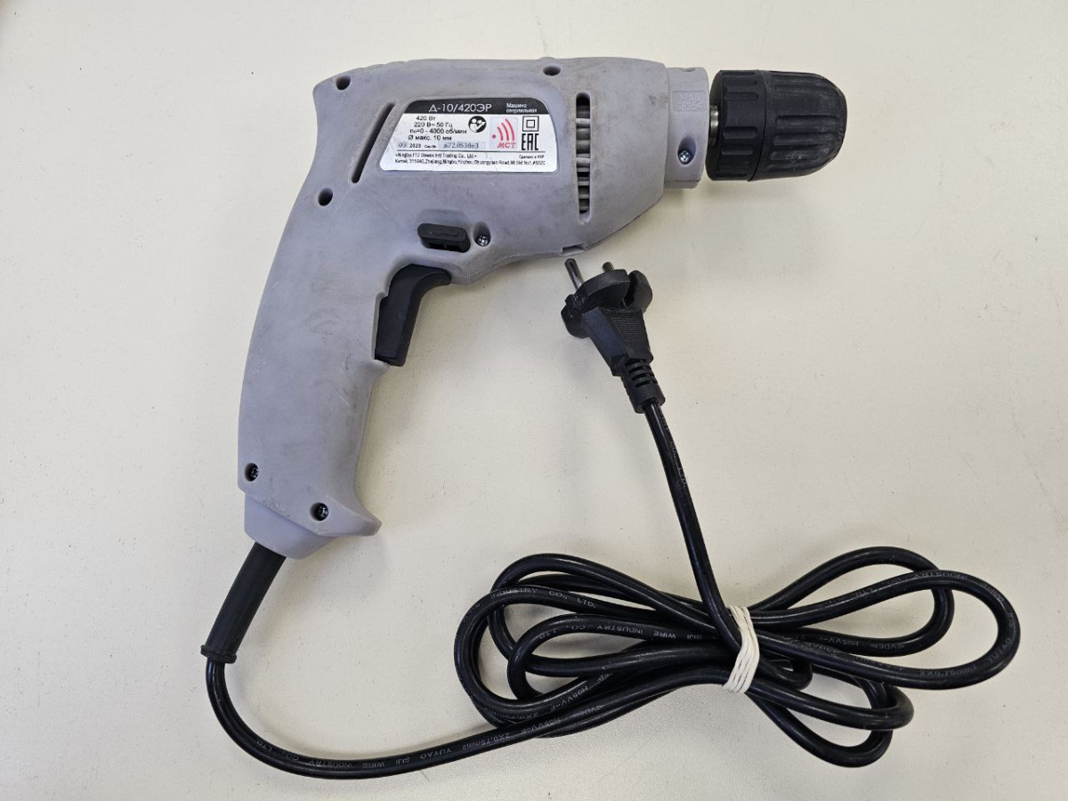 Дрель-безударная Интерскол Д-10/420ЭР