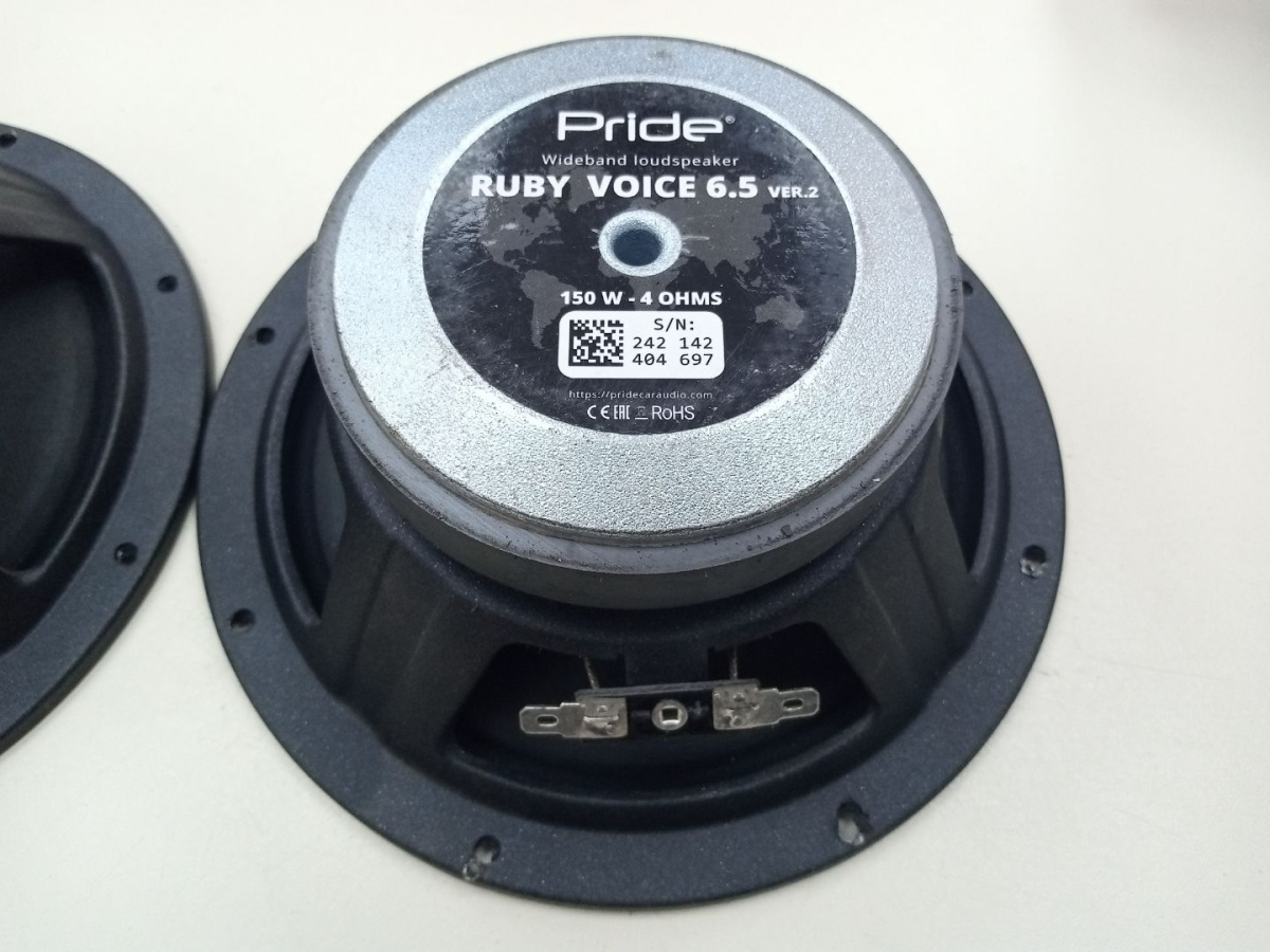 Автоакустика передняя Pride Ruby 6.5 V2