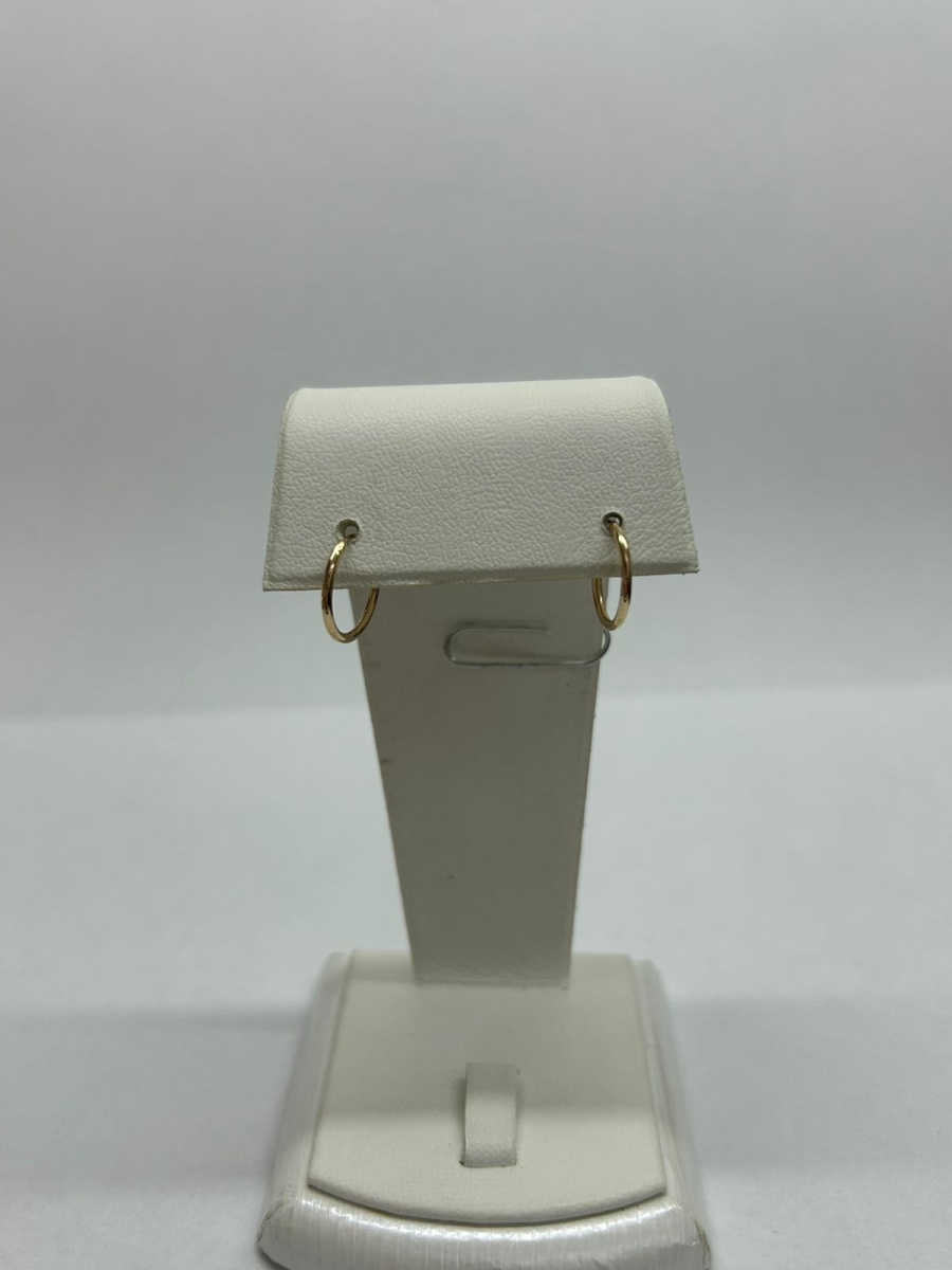 СЕРЬГИ КОНГО без камня (Au 585)