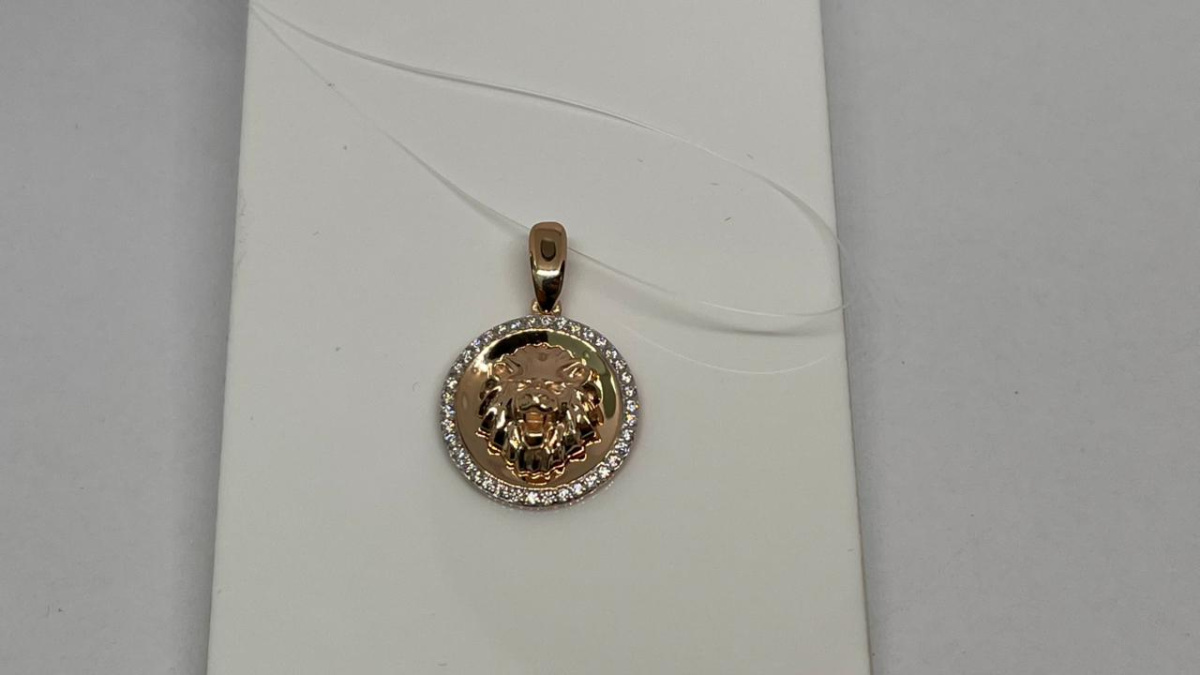 ПОДВЕСКА С КАМНЯМИ (Au 585)