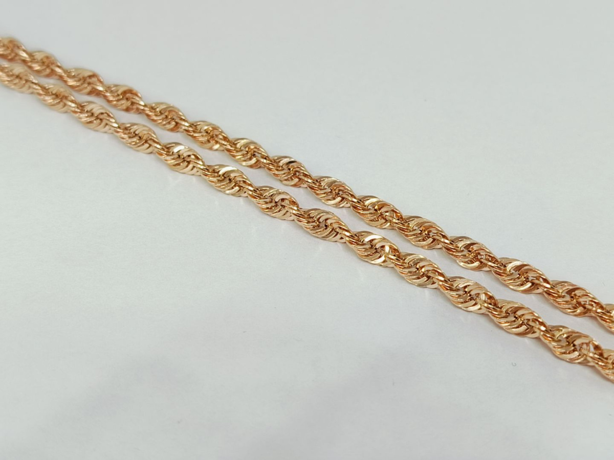 ЦПВР585 ЦЕПЬ ПУСТОТЕЛАЯ Веревка (Au 585)