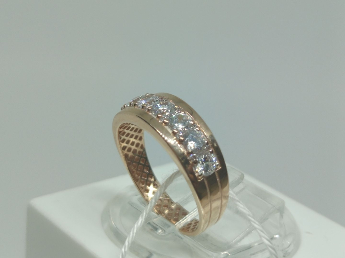 КОЛКМИ585 КОЛЬЦО С КАМНЯМИ (Au 585)