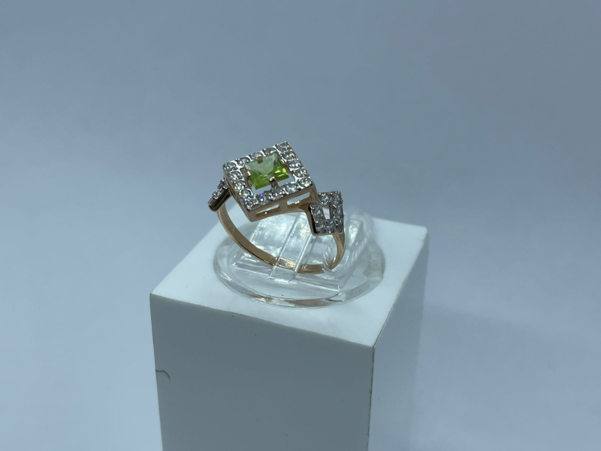 КОЛКМИ585 КОЛЬЦО С КАМНЯМИ (Au 585)