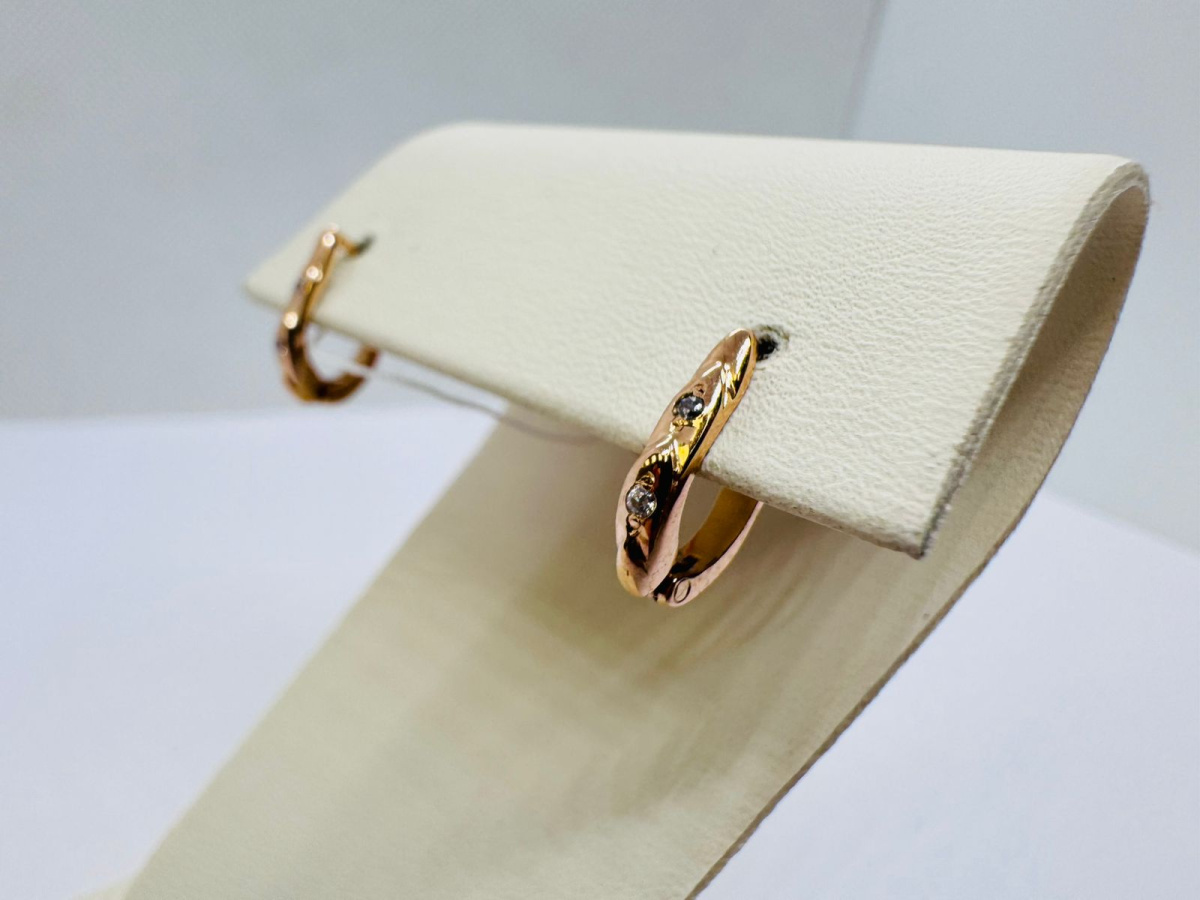 СЕРЬГИ С КАМНЯМИ (Au 585)