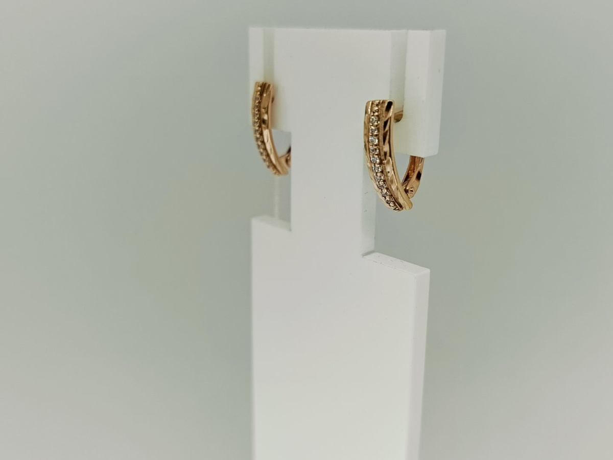 СЕРЬГИ С КАМНЯМИ (Au 375)