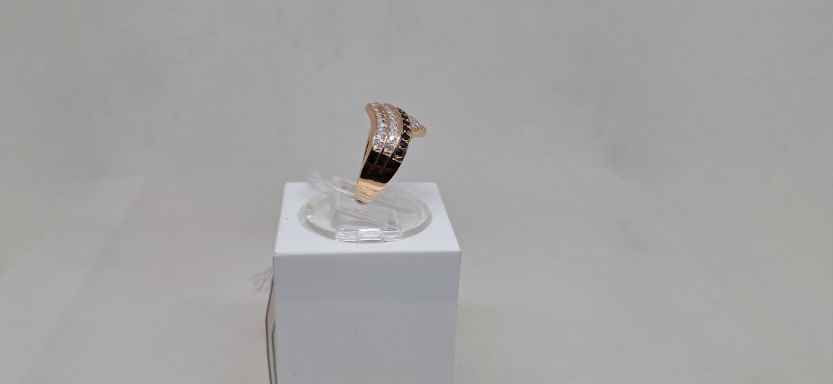 КОЛКМИ585 КОЛЬЦО С КАМНЯМИ (Au 585)