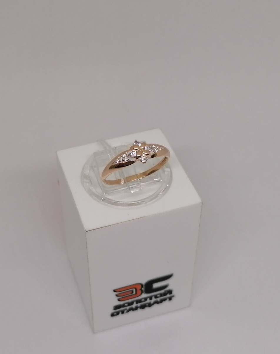 КОЛКМИ585 КОЛЬЦО С КАМНЯМИ (Au 585)