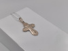 ПОДВЕСКА КРЕСТ БЕЗ КАМНЯ (Au 585)