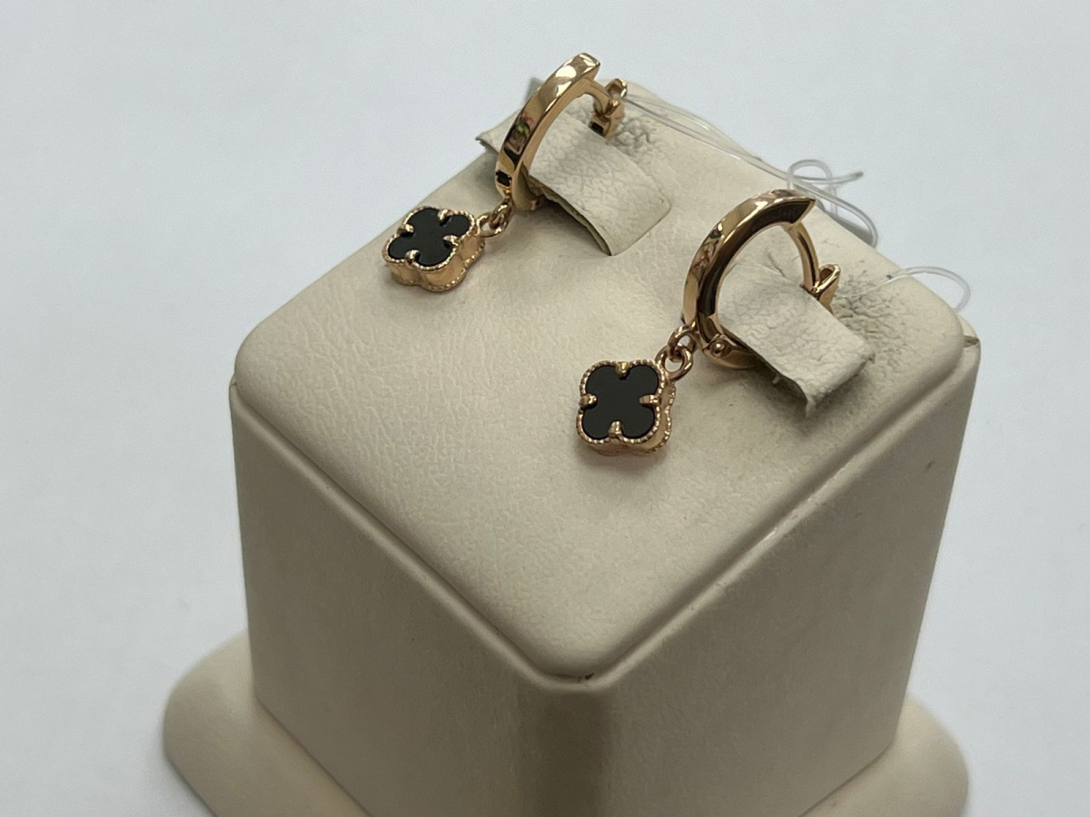 СЕРЬГИ С КАМНЕМ (Au 585)