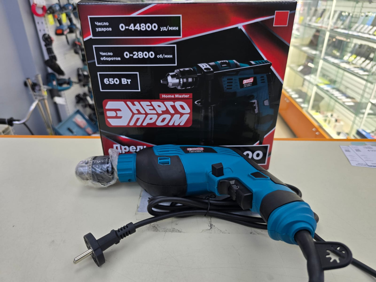 Дрель-ударная Энергопром ДУ-13/800