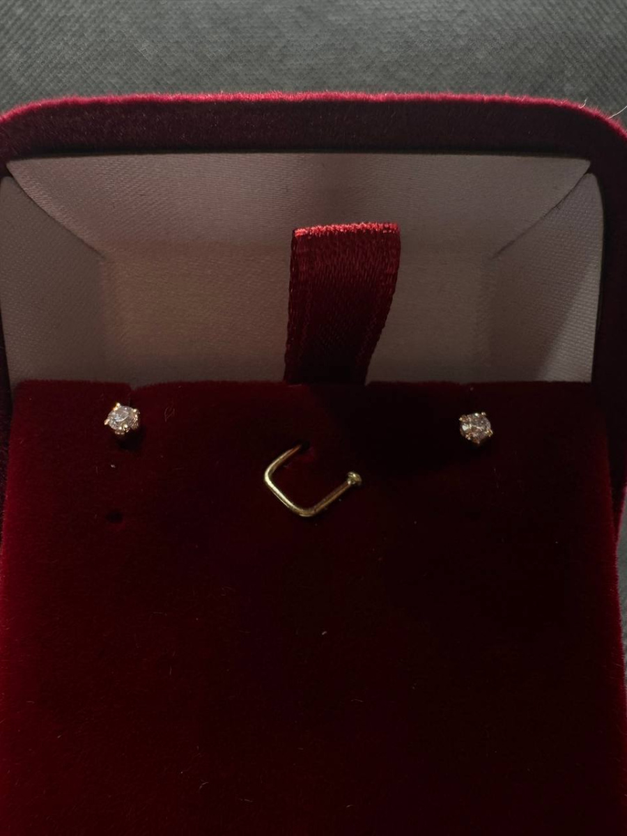 СПУС585 СЕРЬГИ ПУСЕТЫ (Au 585)