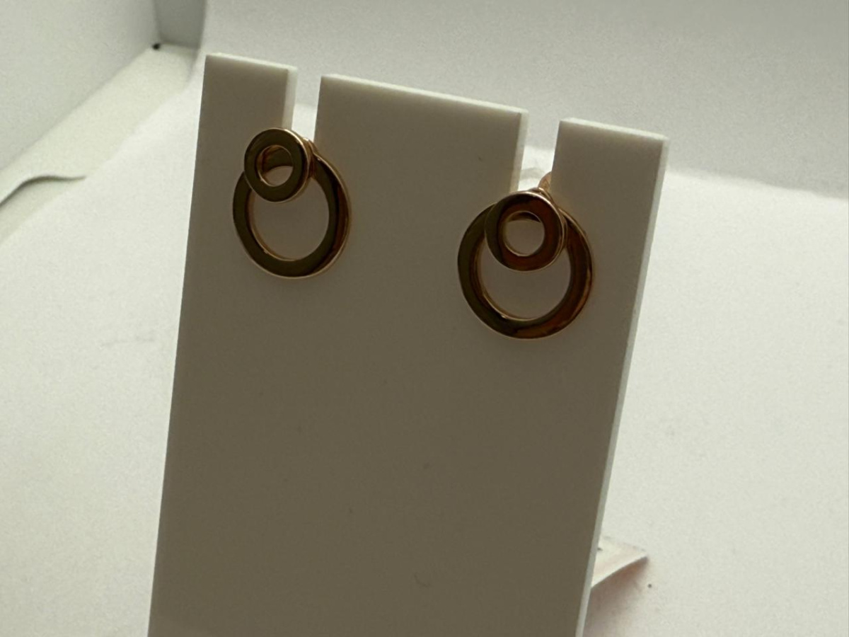 СБКМ585 СЕРЬГИ БЕЗ КАМНЯ (Au 585)