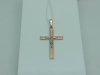 ПОДВЕСКА КРЕСТ БЕЗ КАМНЯ (Au 585)