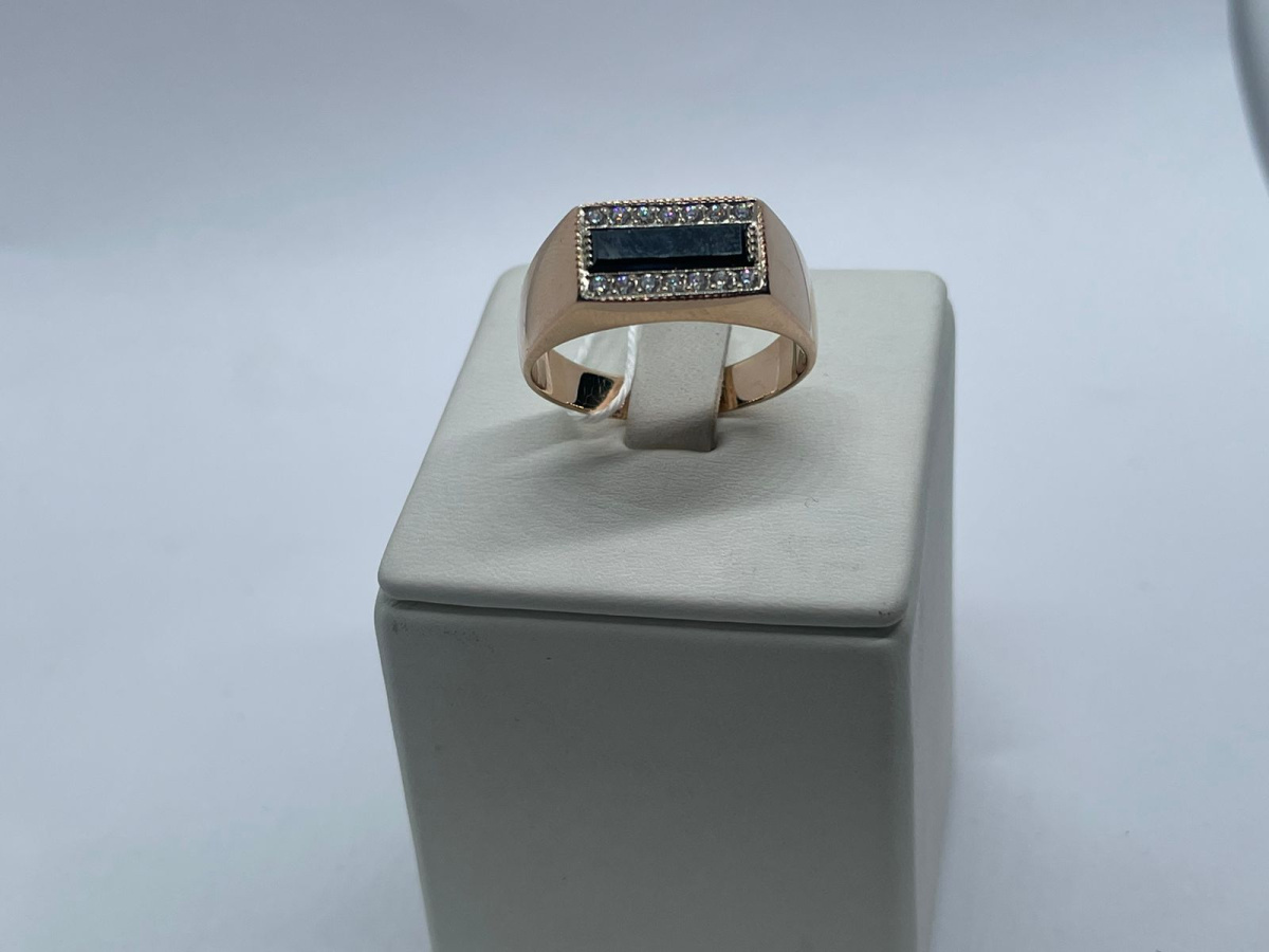 ПЕЧКМИ585 ПЕЧАТКА С КАМНЯМИ (Au 585)