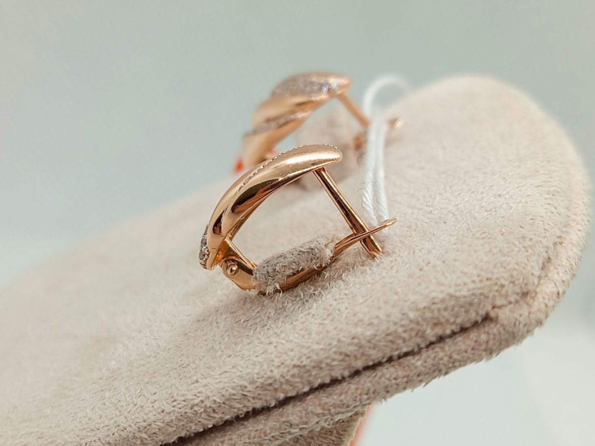 СЕРЬГИ С КАМНЯМИ (Au 585)