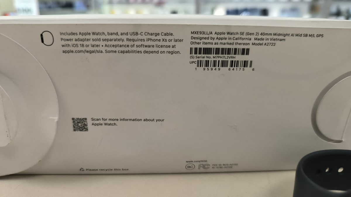 Смарт-часы Apple Watch SE 2022 40mm