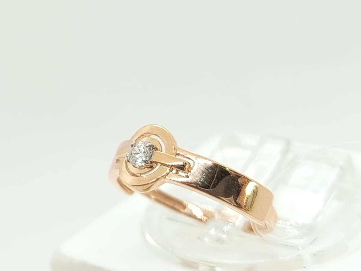 КОЛЬЦО С КАМНЕМ (Au 585)