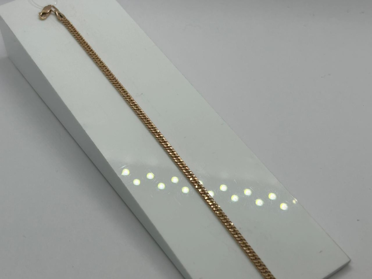 БРАСЛЕТ ПУСТОТЕЛЫЙ Панцирное (Au 585)