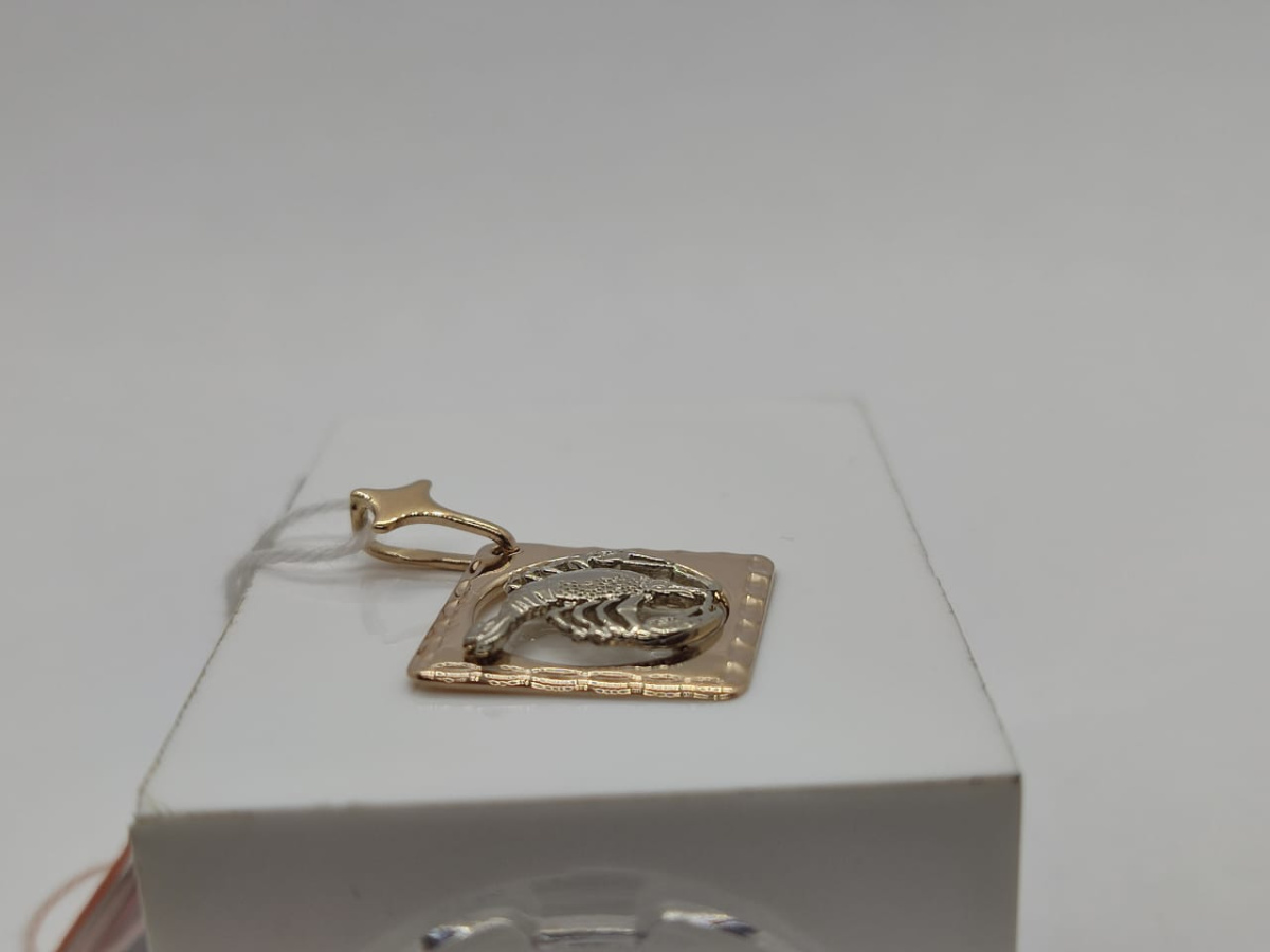 ПОДВЕСКА ЗНАК ЗОДИАКА РАК Au 585