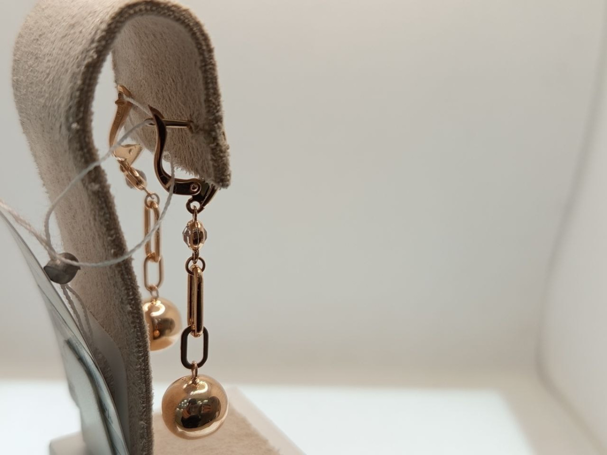 СЕРЬГИ С КАМНЕМ (Au 585)