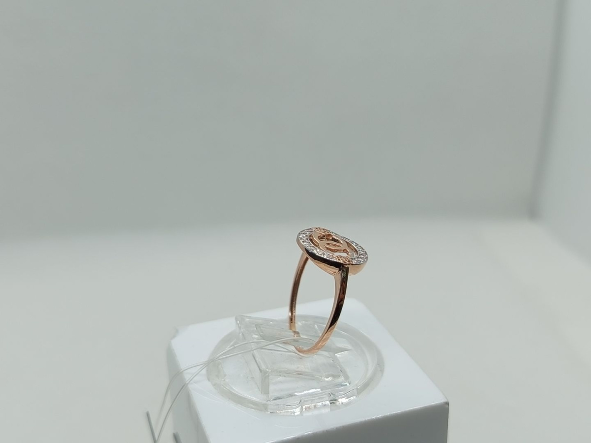 КОЛЬЦО С КАМНЯМИ (Au 585)