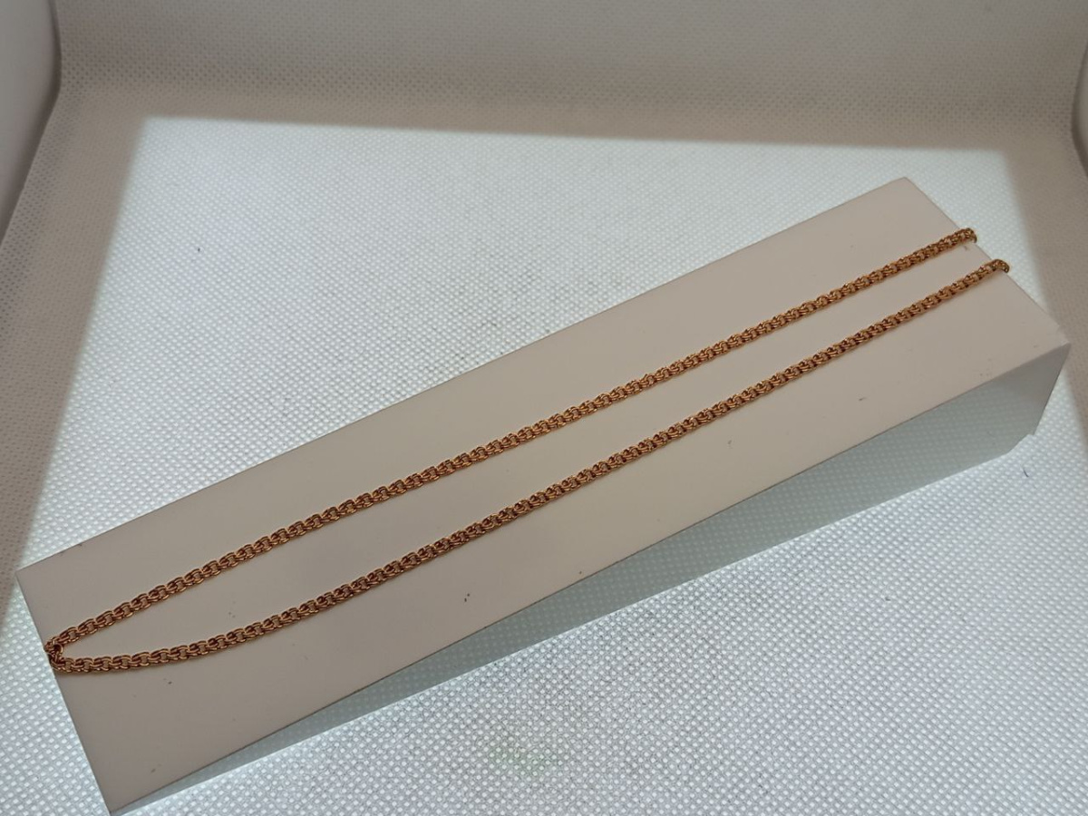 ЦЕПЬ ПУСТОТЕЛАЯ Бисмарк (Au 585) ЦЕПЬ ПУСТОТЕЛАЯ Бисмарк (Au 585)