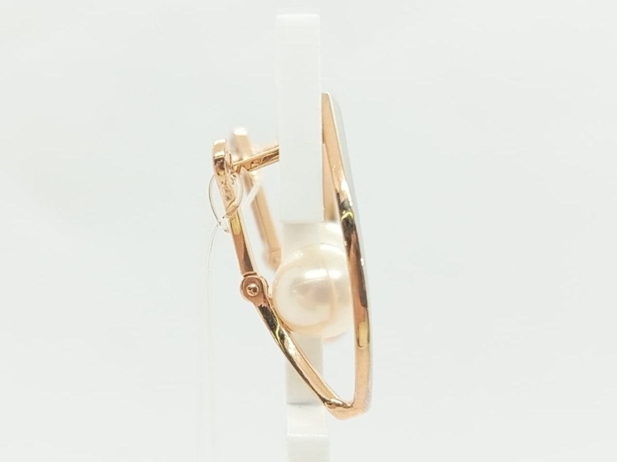 СЕРЬГИ ЖЕМЧУГ (Au 585)