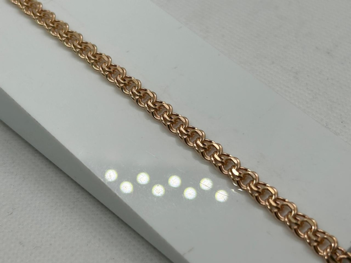 НБ 12-316ПГ БРАСЛЕТ ПУСТОТЕЛЫЙ (Au 585)