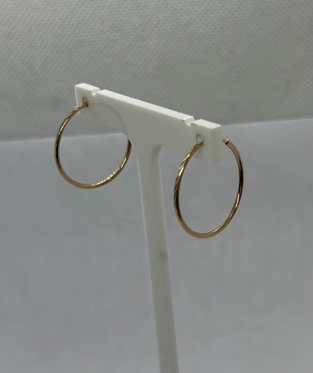 СЕРЬГИ КОНГО без камня (Au 585)