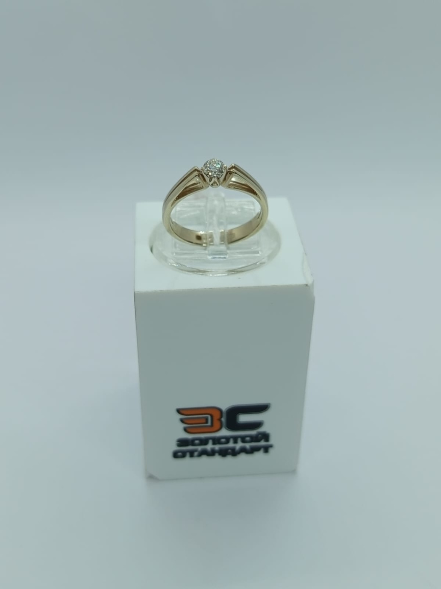 КОЛЬЦО БРИЛЛИАНТ Au 585