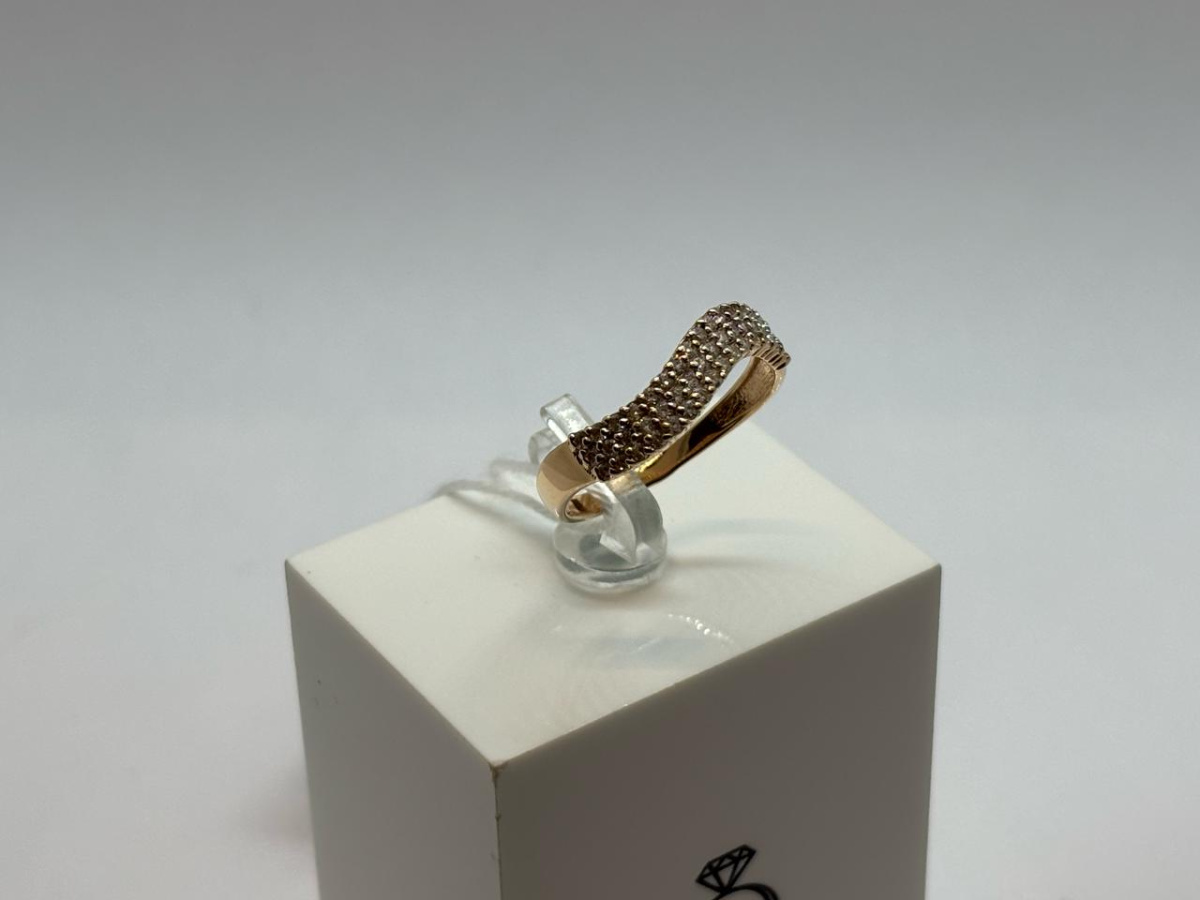 КОЛКМИ585 КОЛЬЦО С КАМНЯМИ (Au 585)