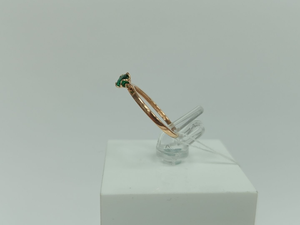 КОЛКМ585 КОЛЬЦО С КАМНЕМ (Au 585)