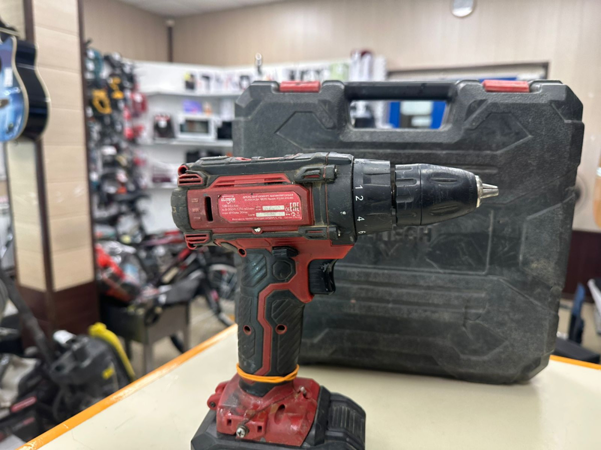 Шуруповерт Elitech да 18 сл 2;