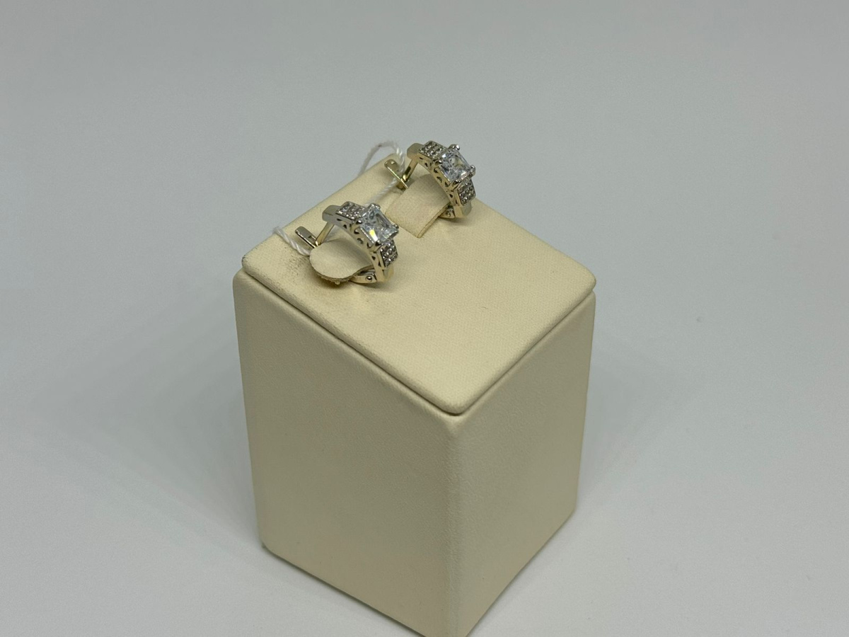 СЕРЬГИ С КАМНЯМИ (Au 585)