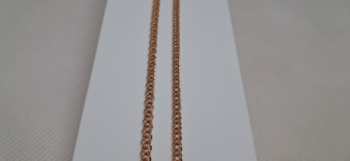 ЦЛР2585 ЦЕПЬ ПОЛНОВЕСНАЯ Ромб двойной (Au 585)