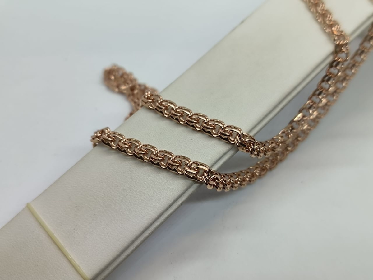 ЦЕПЬ ПОЛНОВЕСНАЯ Бисмарк (Au 585)