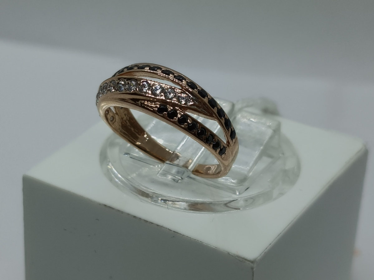 КОЛКМИ585 КОЛЬЦО С КАМНЯМИ (Au 585)