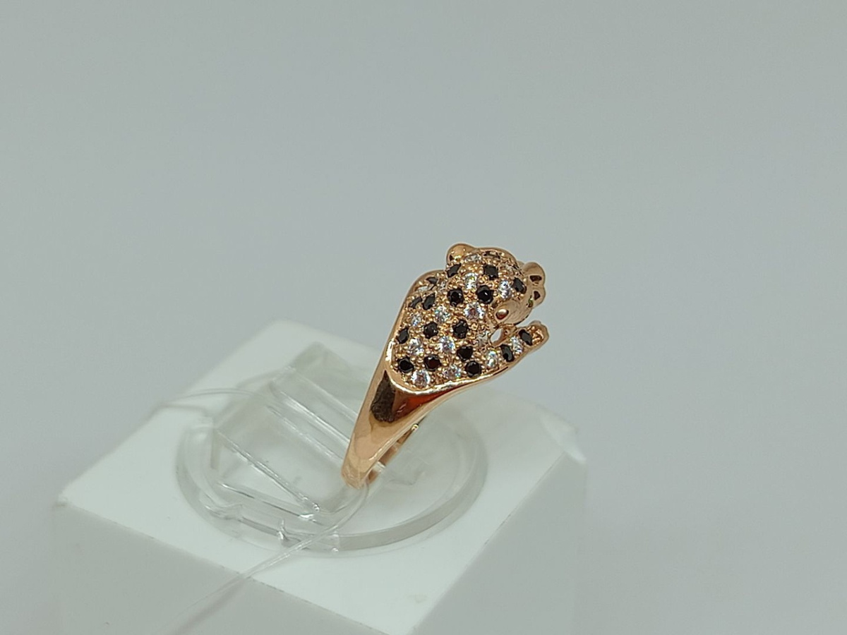 102550 КОЛЬЦО С КАМНЯМИ (Au 585)